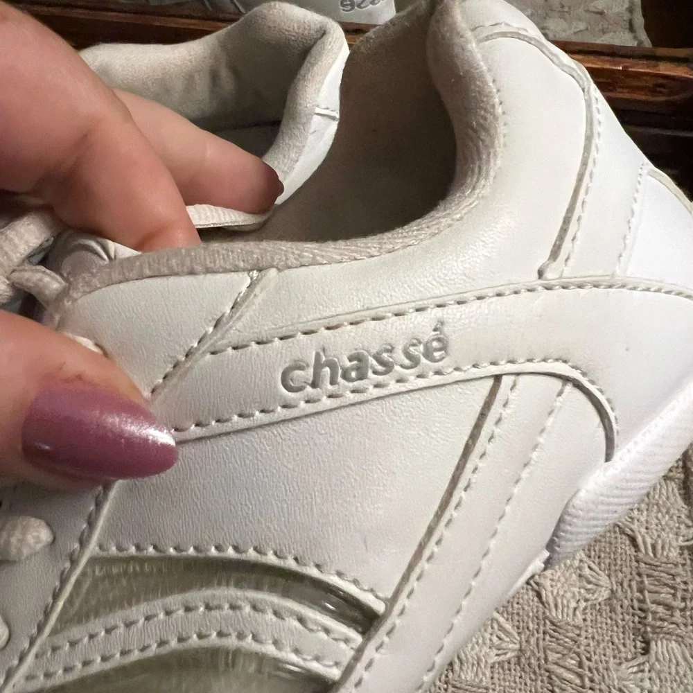 CHASSE Classic Flip IV Athletic Cheerleading Sneakers White Girl's‎ 5 NO INSERTS